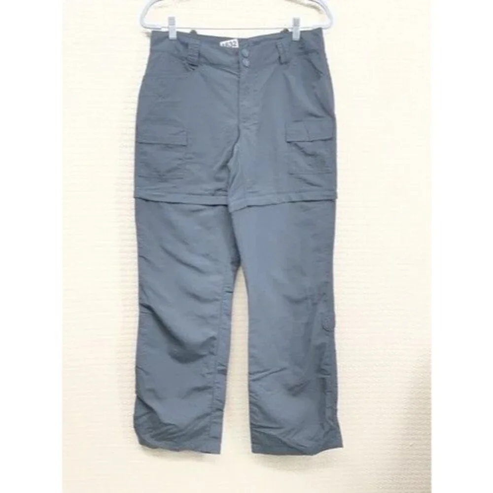 The North Face Hiking Convertible Zip Off Cargo Pants/Shorts Women Size 10 - Picture 9 of 11